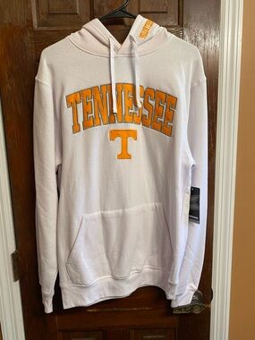 Tennessee Vols Colosseum White Pullover Hoodie with Tag